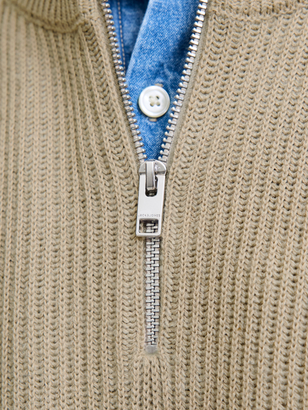 JJPANNEL KNIT HALF ZIP AW25 - Image 6
