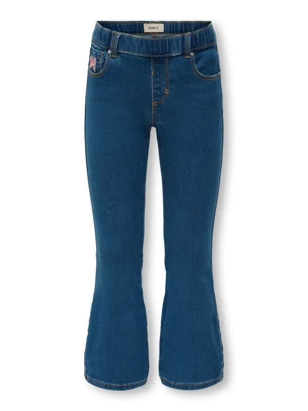KMGroyal Bow Flared Jeans - Image 1