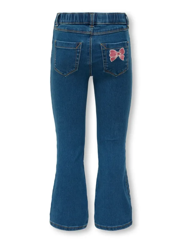 KMGroyal Bow Flared Jeans - Image 2