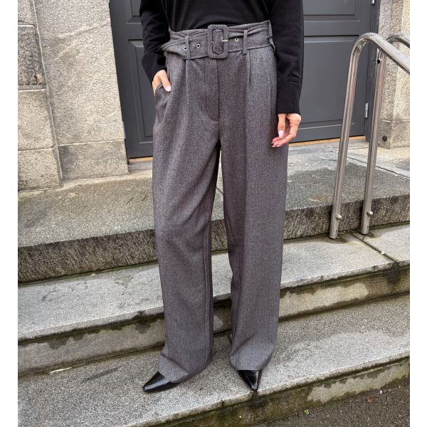 Wide Camilla Pant - Black Structure