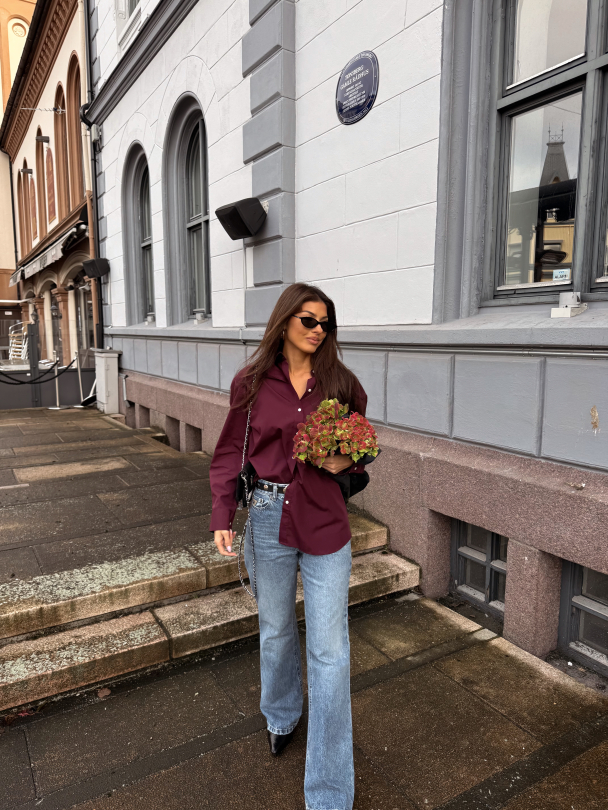 Allison Oversize Shirt - Fig - Image 4