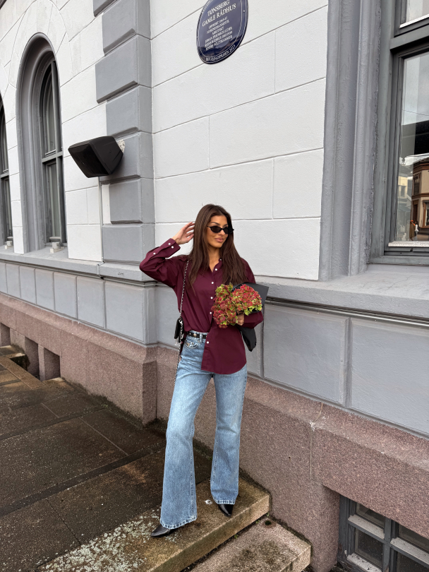 Allison Oversize Shirt - Fig - Image 5