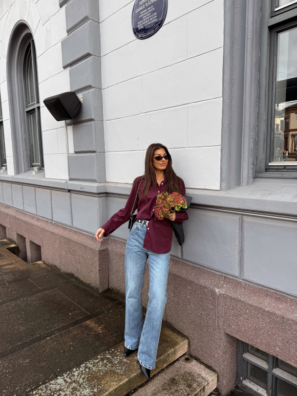 Allison Oversize Shirt - Fig - Image 6