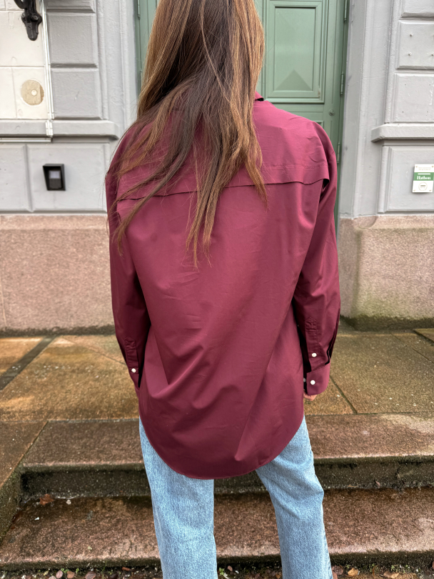 Allison Oversize Shirt - Fig - Image 7