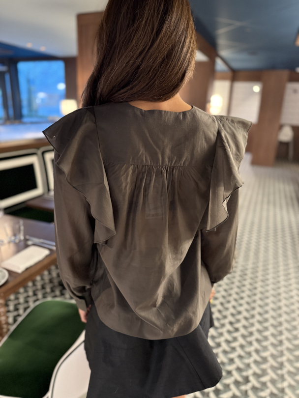 Dream Ruffle Blouse - Wren  - Image 4