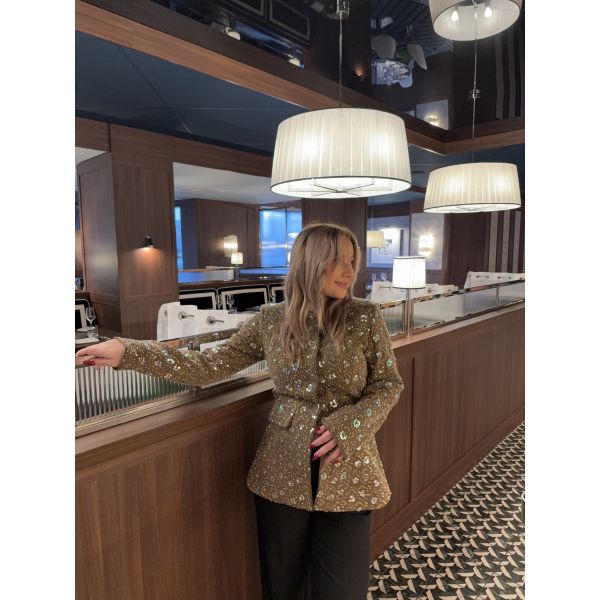 Soller Blazer Show - Taupe Gray 