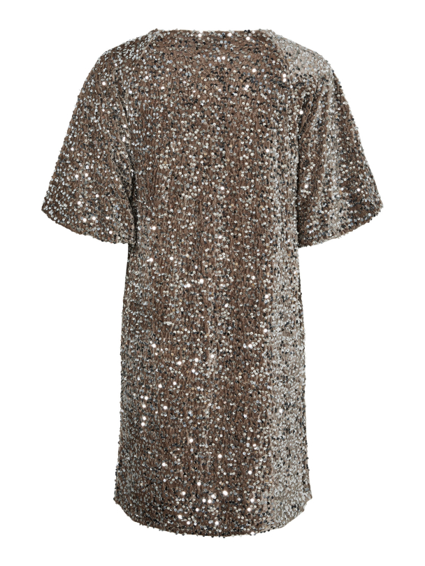 PCKAM SS PUFF SLEEVES DRESS JRS BC - Image 3