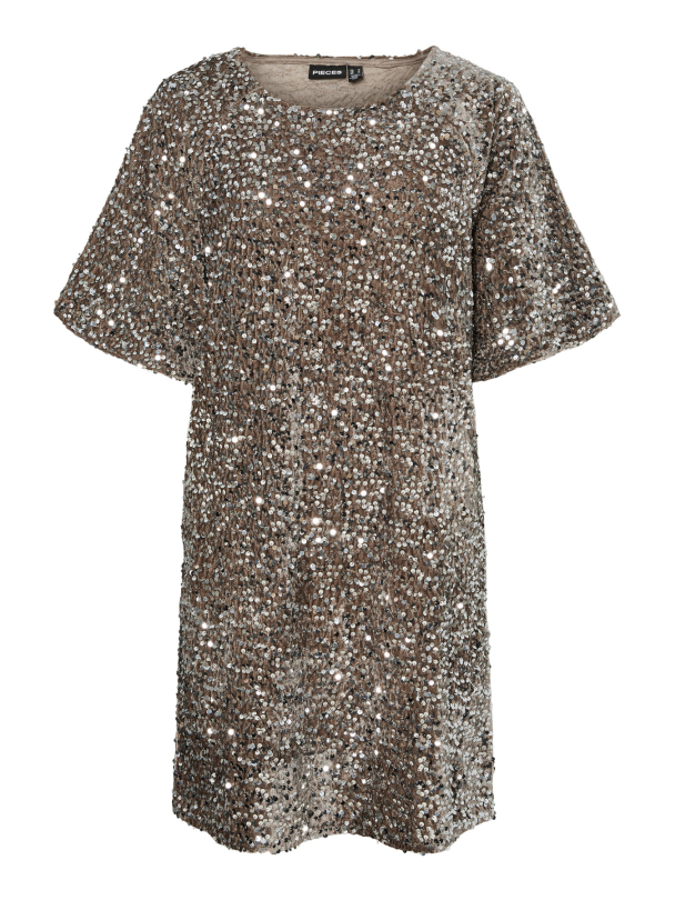 PCKAM SS PUFF SLEEVES DRESS JRS BC - Image 1