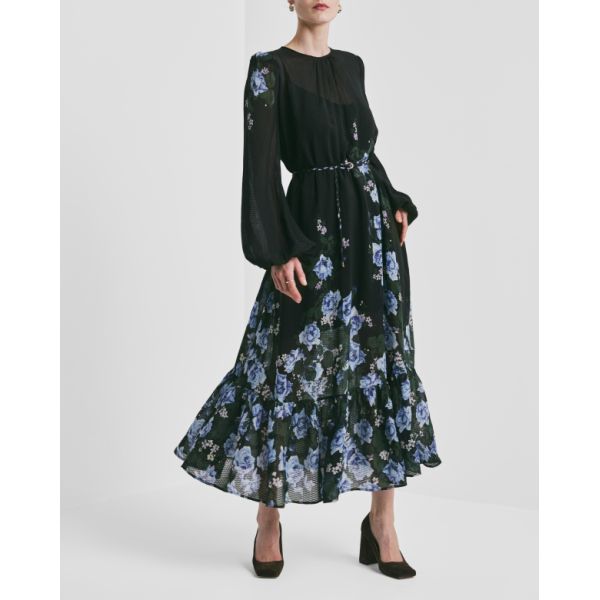 Georgette Relaxed Dress - Amadora 