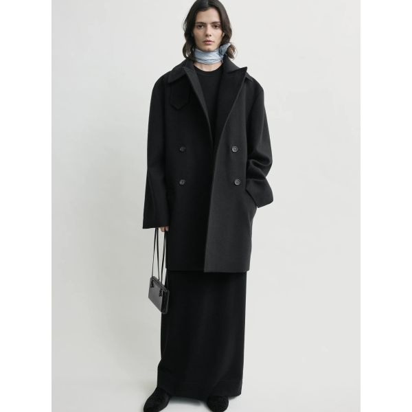 Broad Peacoat Black