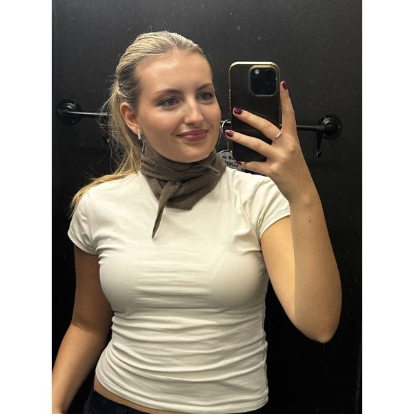 Maria Cashmere Scarf Choco