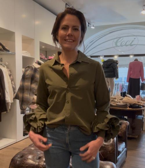 Pearl Army Blouse  |   Pearl Army Blouse fra New York Simplicity