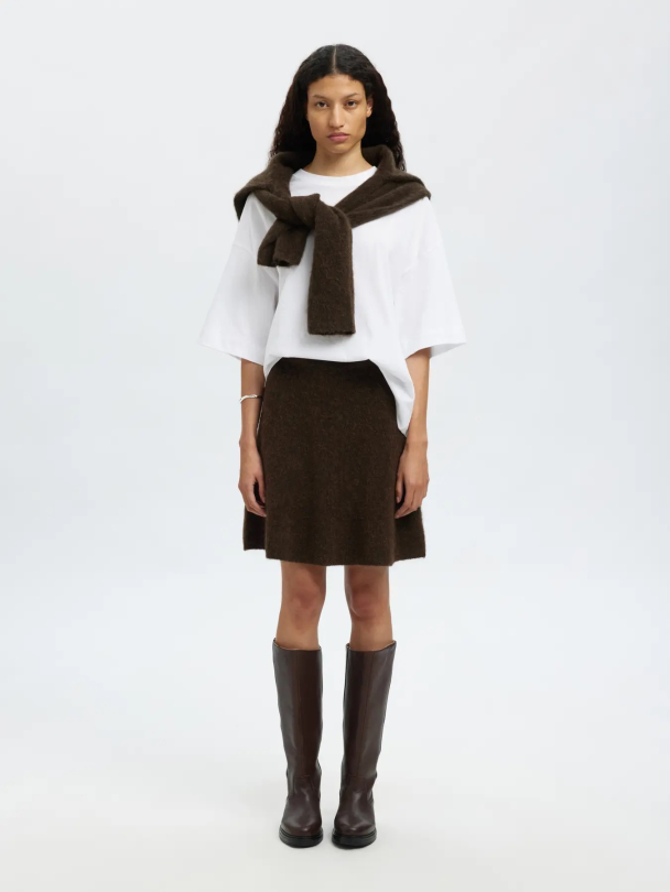Lulu Brushed Skirt - Image 2