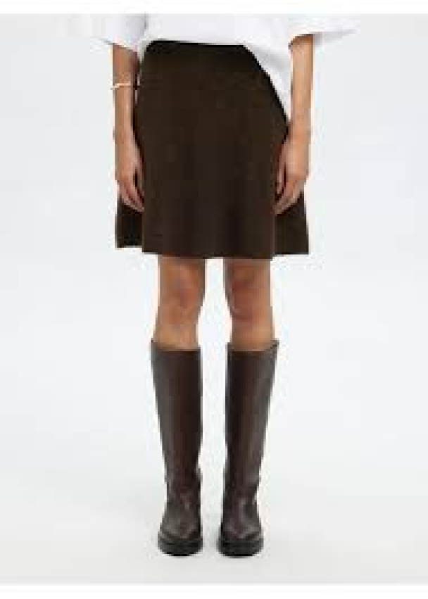 Lulu Brushed Knit Skirt - Delicioso  - Image 2