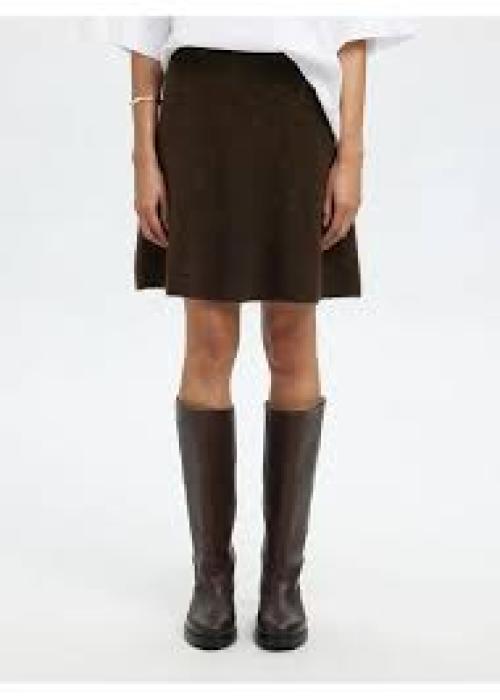 Lulu Brushed Knit Skirt - Delicioso 