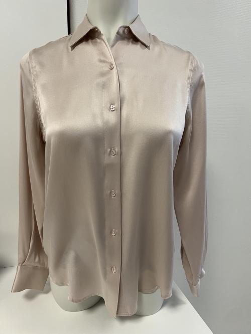 Classic Silkebluse, Pink