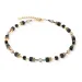 GEOCUBE Necklace Onyx Black & Gold