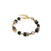 GEOCUBE Bracelet Onyx Black & Gold