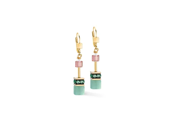 GEOCUBE Earrings Iconic Precious Art Nouveau