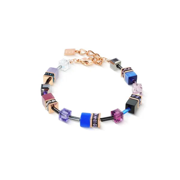 GEOCUBE Bracelet Iconic Blue Moon Rose Gold