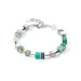 GEOCUBE Bracelet Iconic Silver & Green