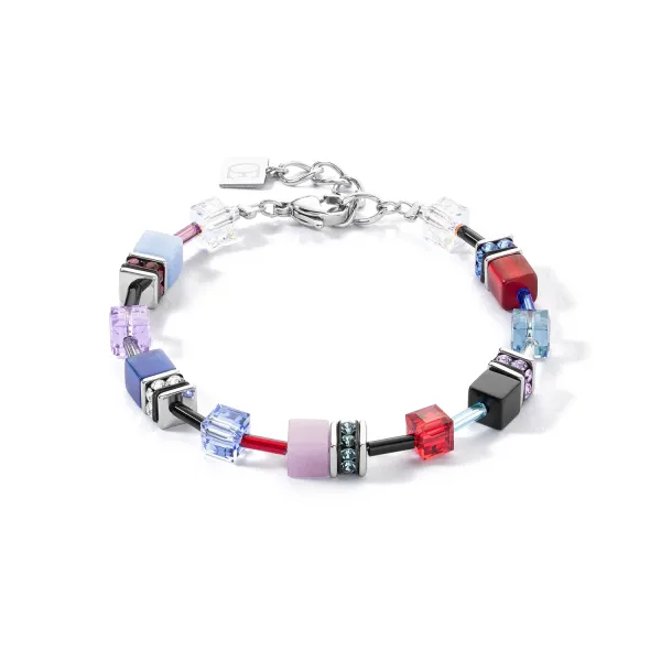GEOCUBE Bracelet Iconic Silver & Royal