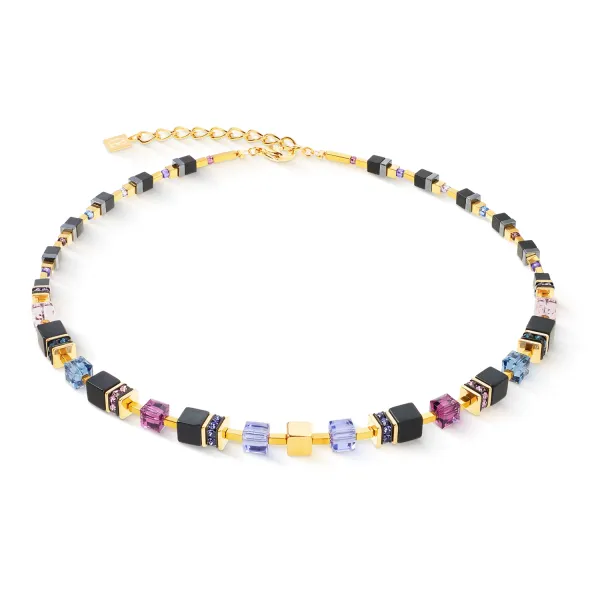 GEOCUBE Necklace Precious Classic Blue Moon & Gold