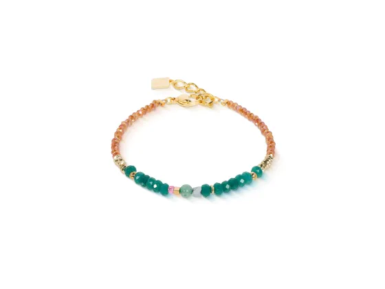 GEOCUBE Bracelet Amulet Modern Future Gold Multicolour Boho