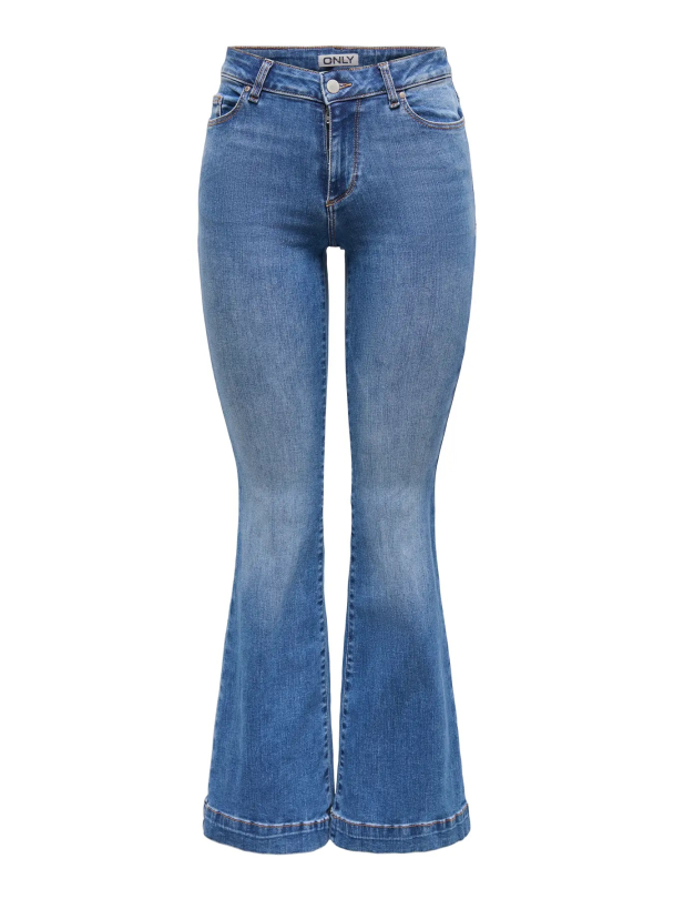 Blush Retro Flared Jeans - Image 1
