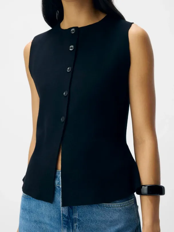 OBJReynard knit vest - Image 5