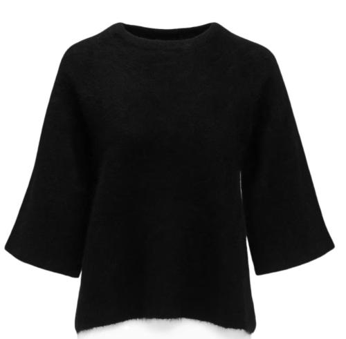 Eli genser 3/4 erm, Black