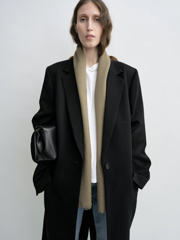 Light Wool Scarf Hazel - Image 4