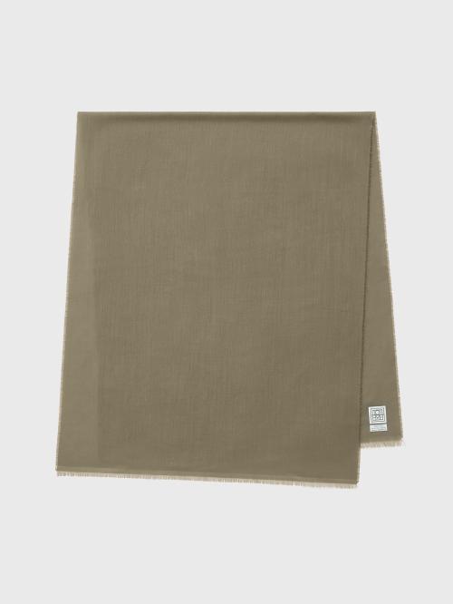 Light Wool Scarf Hazel