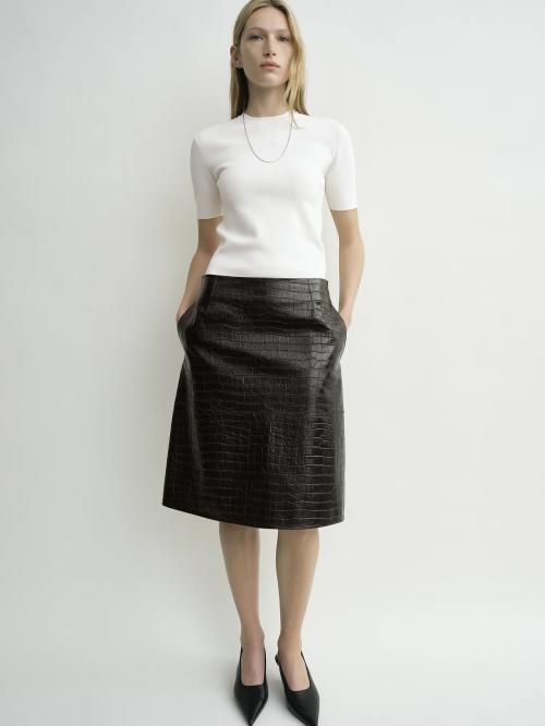 Compact Knit Tee Optic White