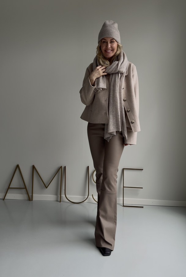 Amuse Molly skinnbukse, Nugat - Image 1