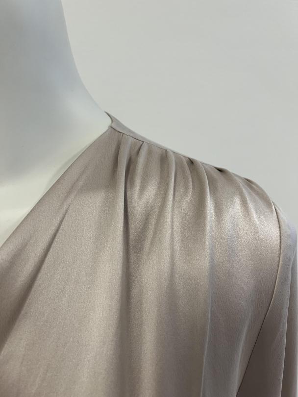 Amuse Anais silkebluse, Champagne - Image 2