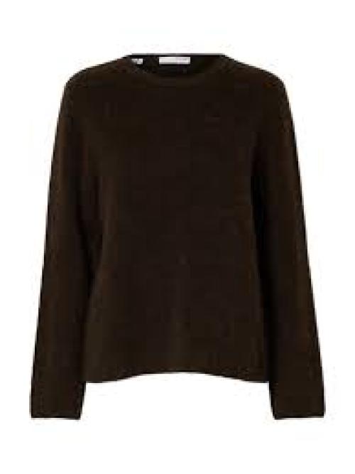 Lulu Brushed Knit O-Neck - Delicioso