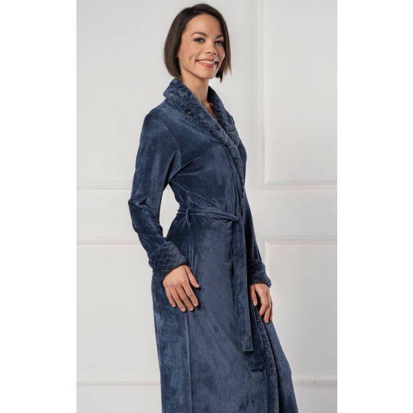 Loveland Bamboo Nicky velour, Nightblue