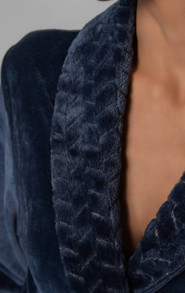 Loveland Bamboo Nicky velour, Nightblue - Image 5