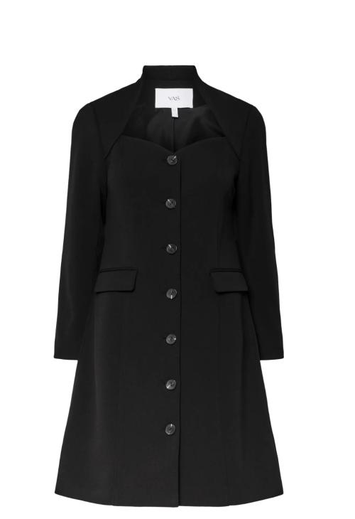 Favo Blazer Dress - Black