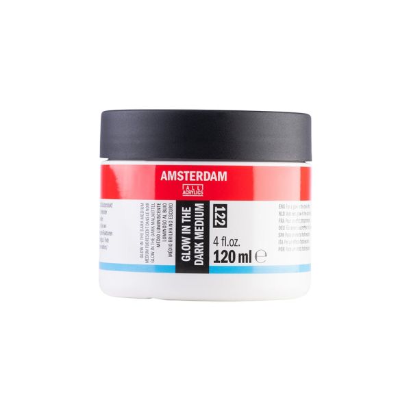 AMSTERDAM GLOW IN THE DARK MEDIUM 122 - 120ml