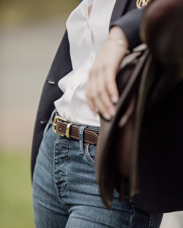 Elegance Leather Belt - Image 2