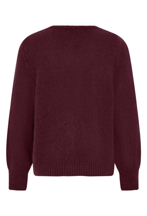 SBGulvig cardigan, burgunder - Image 3