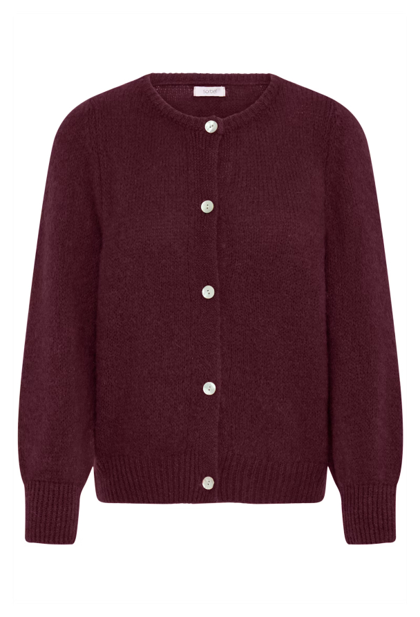 SBGulvig cardigan, burgunder - Image 4