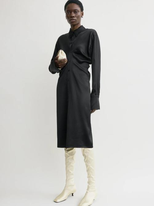 Slouch Shirtdress Black