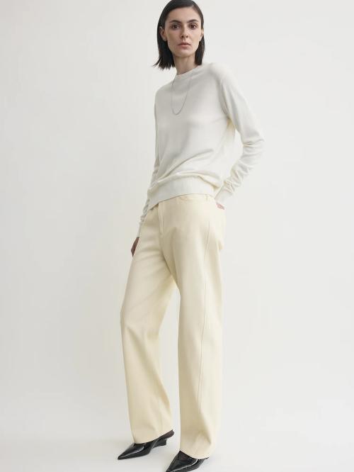 Relaxed Twisted Trousers Sand