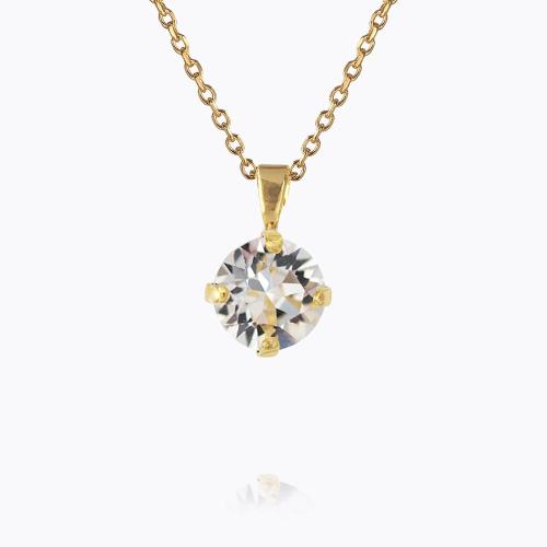 Classic Petite Necklace - Gold/Clear 