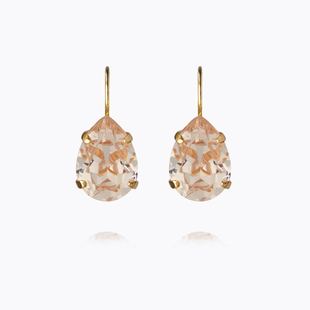Mini Drop Clasp Earrings - Gold Silk  