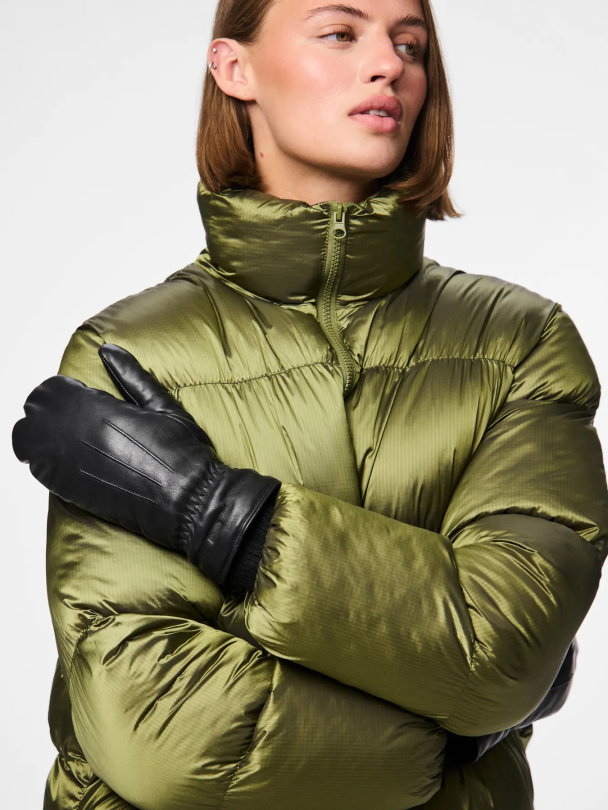 Nellie Leather Mittens - Image 2