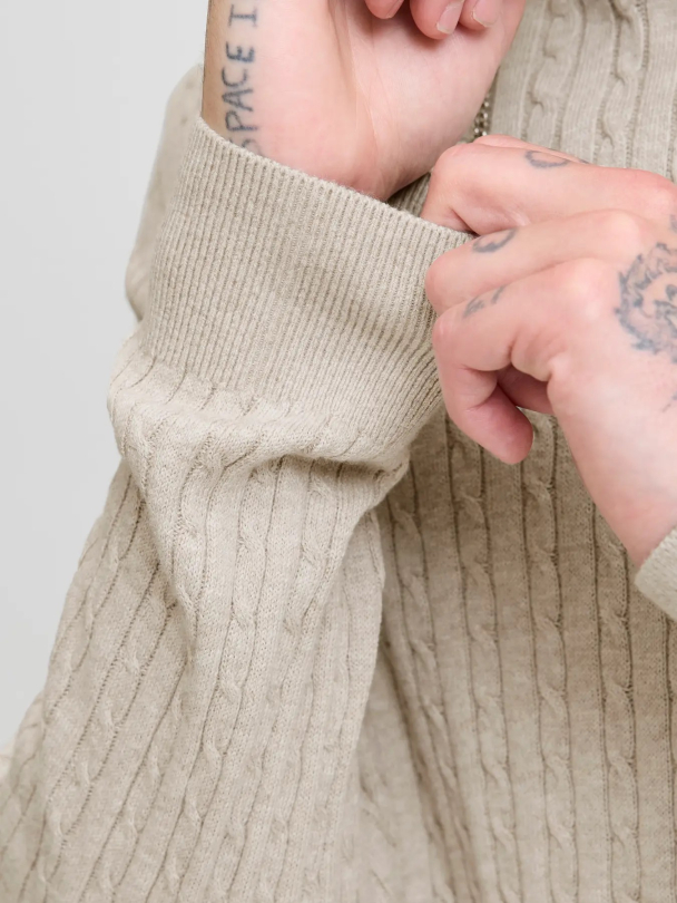 Emil Cable Knit Crewneck - Image 3